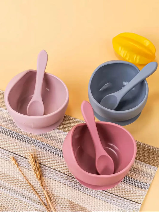 Kit de Alimentación Infantil 5 en 1 en Silicona – Inicio Fácil y Seguro